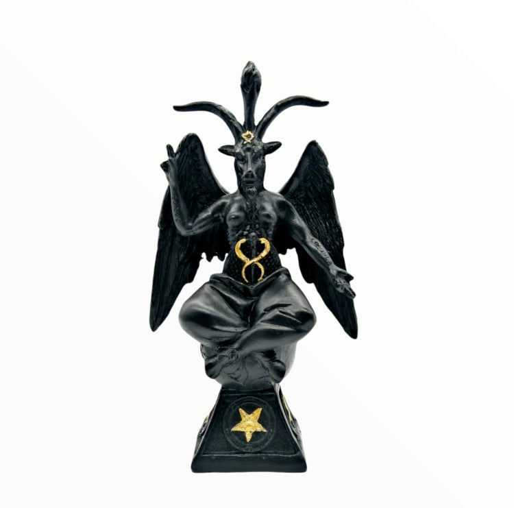 BAPHOMET DIABLO LUCIFER SATAN FIGURA EN RESINA FINA. Versión General.