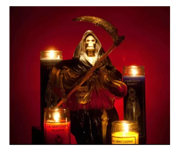 LOCION ESOTERICA VEN DINERO!!! SANTISIMA MUERTE CURADA ALTAR