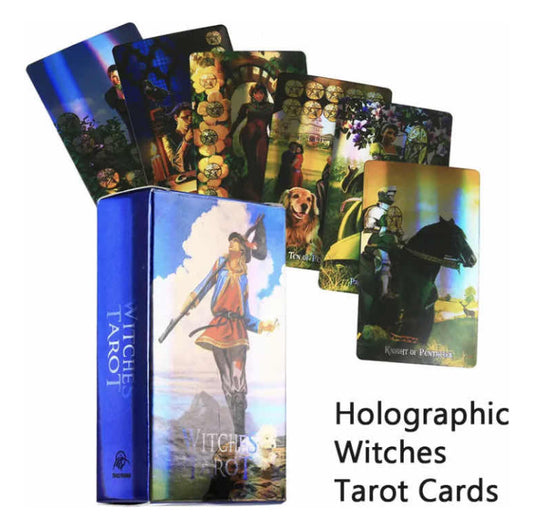 Tarot Cartas Holográficas Rider Waite
Mazo 78cartas + Mantel